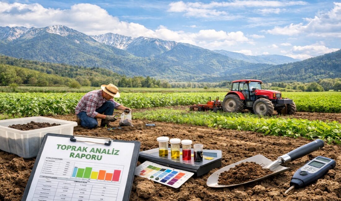 2026 yılında tüm çiftçilere ücretsiz toprak analizi desteği sağlanacak. Proje,