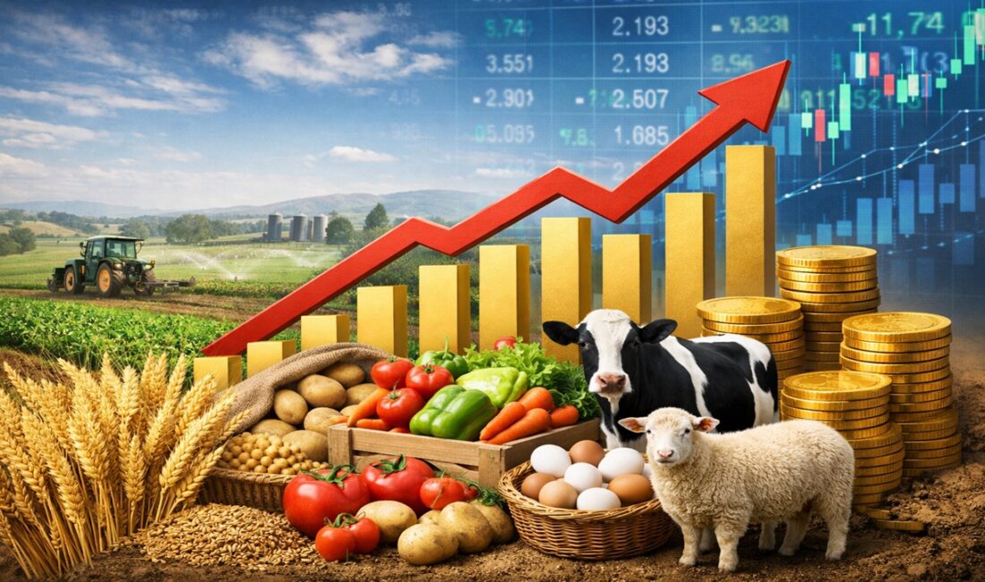TÜİK, 2026 Şubat Tarım ÜFE verilerini açıkladı. Tarım ürünleri üretici