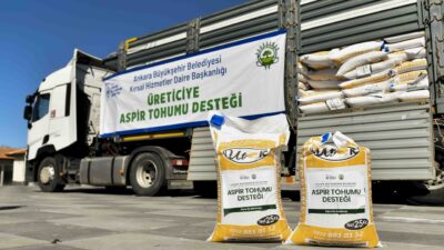 Ankara Büyükşehir Belediyesi, Şereflikoçhisar ilçesinde 65 çiftçiye toplam 15 bin