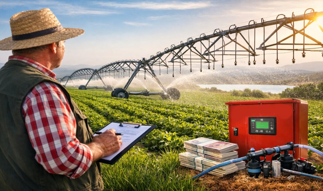 Ziraat Bankası, çiftçilere Basınçlı Sulama Sistemi Kredisi ile su tasarrufu